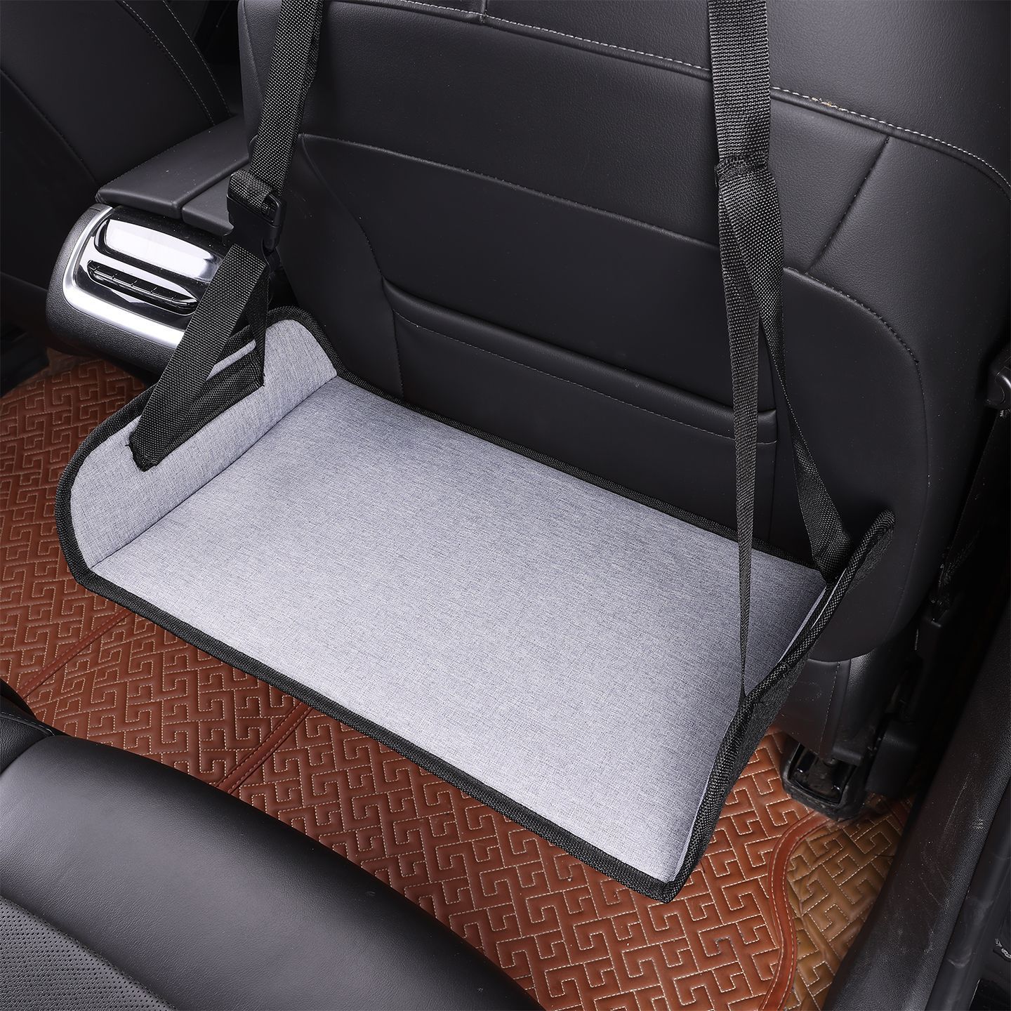 Car Long-Distance: Other Universal Foot Pad - cotton-linen-gray
