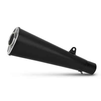Brooks Exhaust Pipe Motorcycle exhaust pipe - brooks-tail-section-black