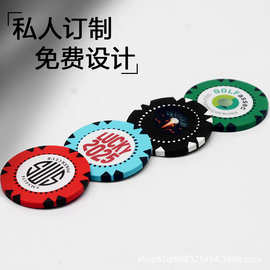 厂家批发logo图片自定德州扑克筹码高尔夫球币纪念币积分币筹码