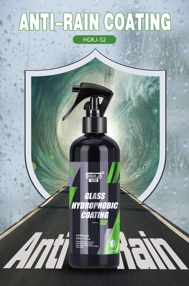 Hgkj-Auto-S2 Car Rainproof Anti-Fog Glass Coating Waterproof Windshield Spray Agent