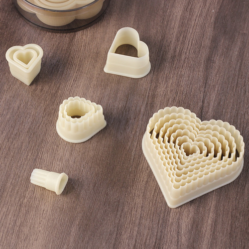 Yabei Baking Tools DIY Cookie Mold Fondant Press Mold Vegetable and Fruit Cutting Mold Nylon Cutting Mold Set Cake Mold