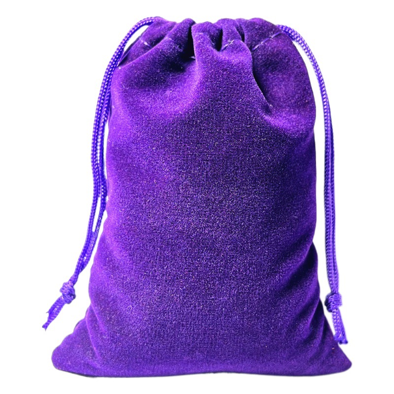 Jade and Beeswax Crafts Storage Packaging Bag, Red Drawstring Small Cloth Bag, Earphone Velvet Bag, Jewelry Bag