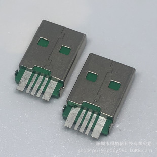 USB2.0���^ 4PIN ����ʽ �Gɫ�zо ���Ӵ���� ���幫�^