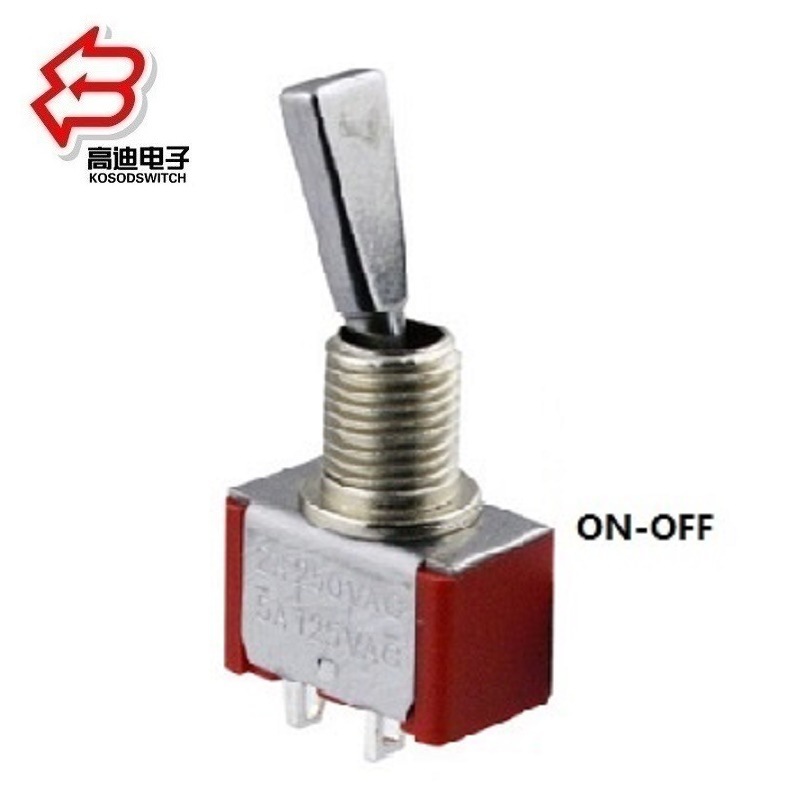 供应复位摇臂开关   2档钮子开关大功率2脚  大电流2档钮子开关批