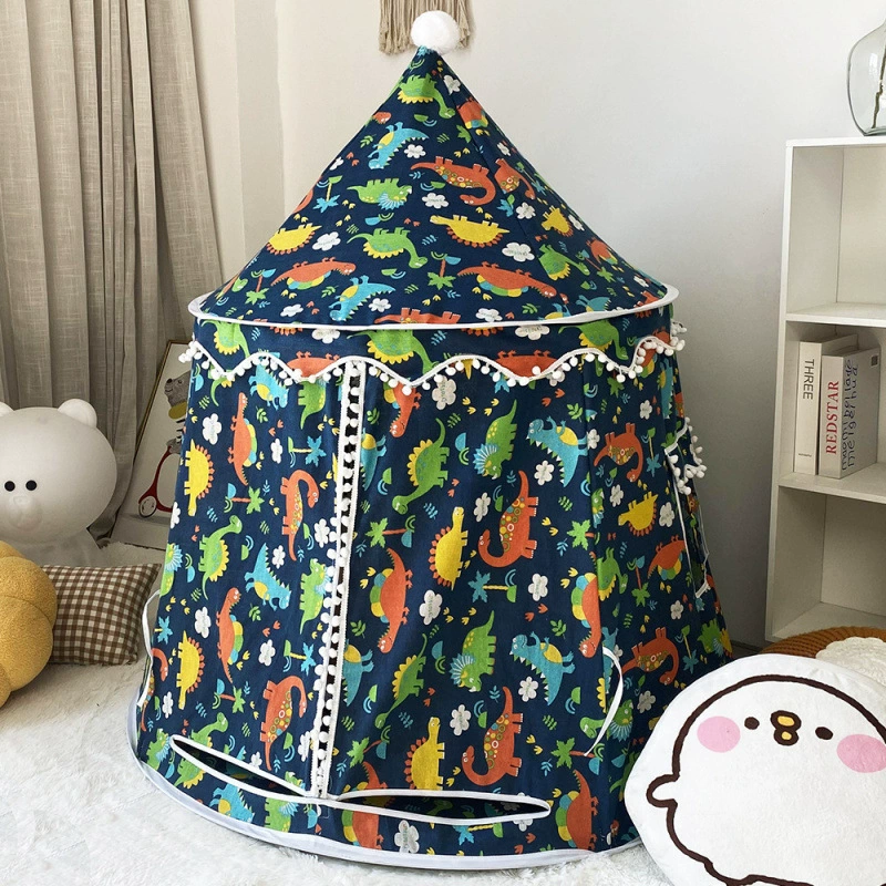 Игровая палатка-замок переносная игровая домик для мальчиков и девочек, разные цвета и варианты ковриков