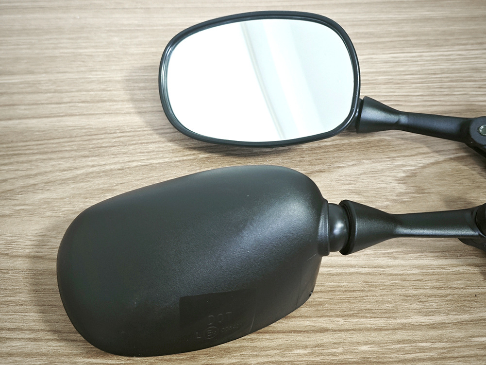 Motorcycle Sports Car Rearview Mirror Reversing Mirror Reflector for 2005-2008 Kawasaki Ninjia
