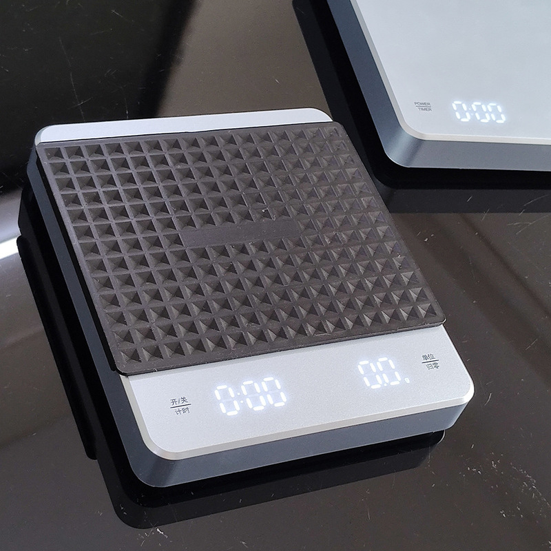 Italian Hand Coffee Scale USB Charging Electronic Scale Intelligent Automatic Timing Kitchen Scale Food Weighing Coffee