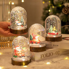 クリスマス装飾品老人雪だるま夜灯クリスマス創意プレゼントデスクトップ置物クリスマス装飾ランプカバー金