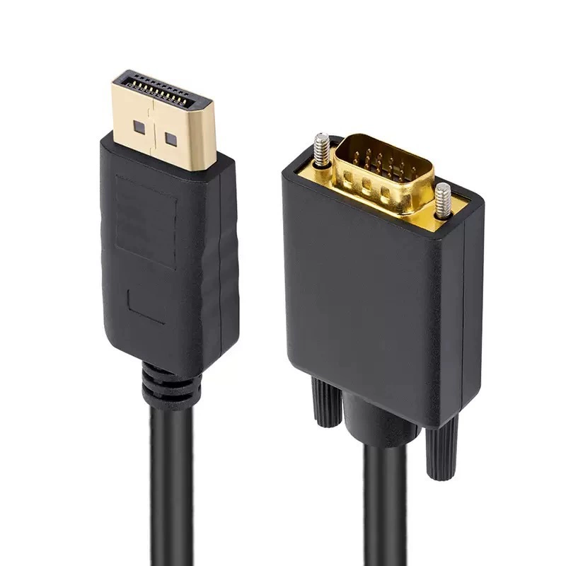 Докторский кабель DP к адаптеру VGA чёрный интерфейс DisPlayPort к VGA для подключения хоста видеопередачи