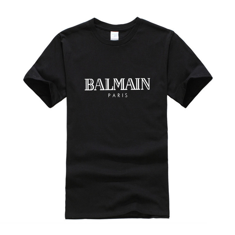 Cross-Border Summer Brand Printed Men's and Women's Casual Cotton Short-Sleeved T-Shirts New Fashion Men's Round Neck Sports T-Shirts