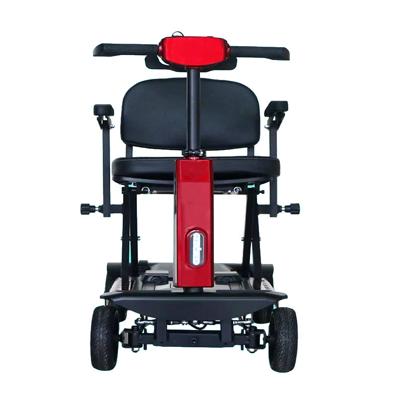 Quadriciclo eléctrico X - 12 auto-plegable para personas mayores de un solo asiento de cuatro ruedas ocio vehículo de asistencia doméstica para personas con discapacidad