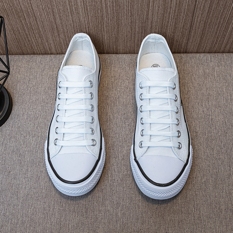 Scarpe di tela di nuovo stile da uomo S basse alla moda coreane con fondo morbido amanti singoli casual tutte le partite alla moda_voghion.com