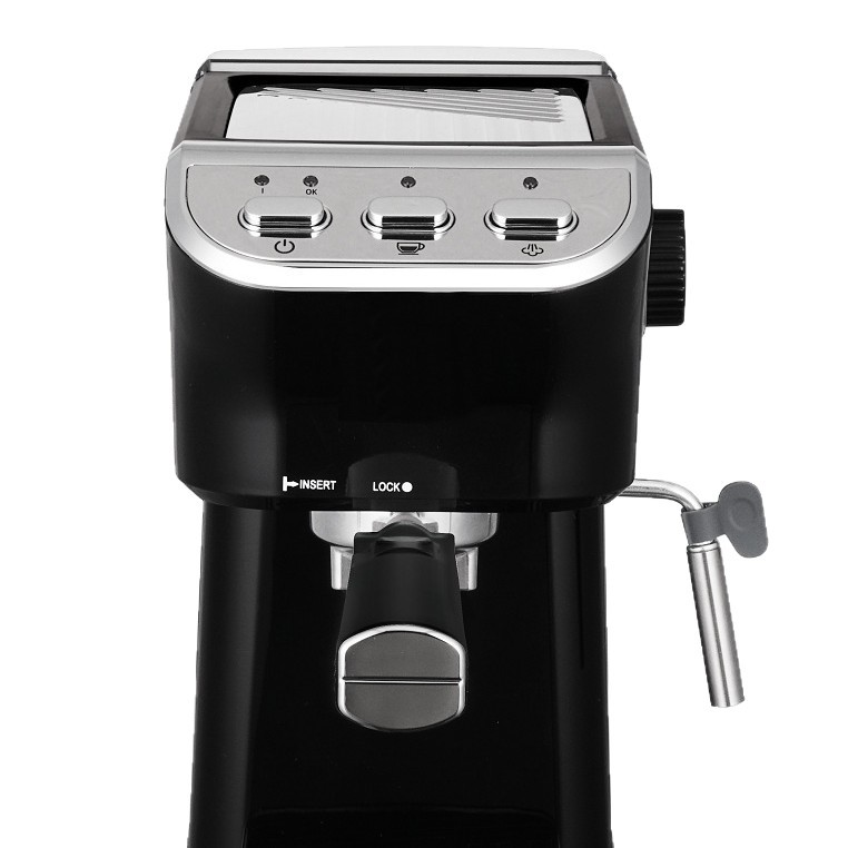 Máquina de café italiana semiautomática doméstica Máquina de café manual operada por botón Oficina de ocio Máquina de café