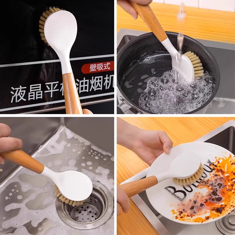 锅刷家用厨房刷锅洗碗神器洗锅刷子刷碗长柄清洁刷除垢碗刷剑麻|undefined