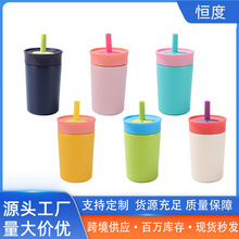 简约高颜值同款12oz咖啡杯304不锈钢真空保温杯跨境学生水杯批发
