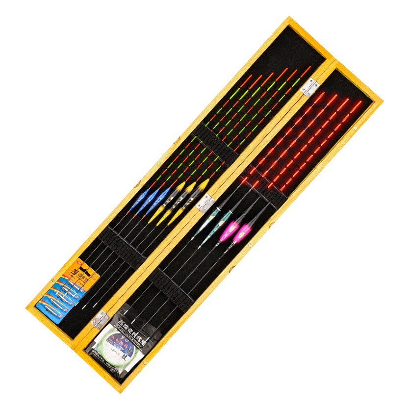 Nano flotador traje de agua área universal pescado flotador conjunto caja 10 unids conjunto de artes de pesca carpa lago biblioteca integral