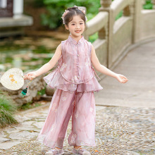 男女童古风日常汉服套装夏季儿童中国风仙气古装六一儿童节演出服