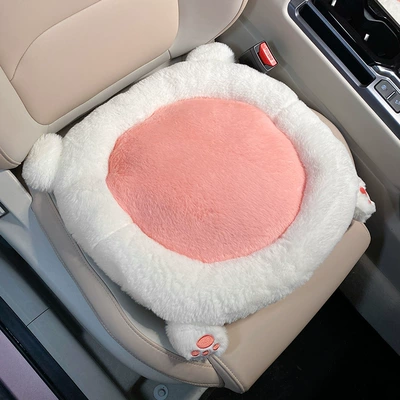 Car headrest neck pillow a: Headrest - rabbit-cushion-single-piece