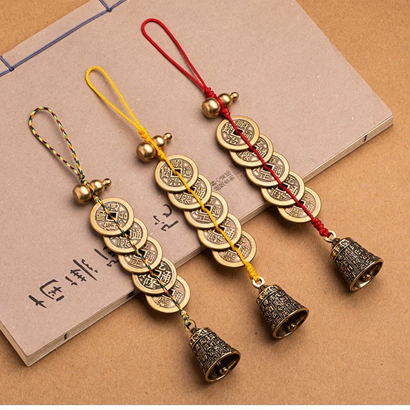 Red rope bracelet, pendant, small bell, increased thickness