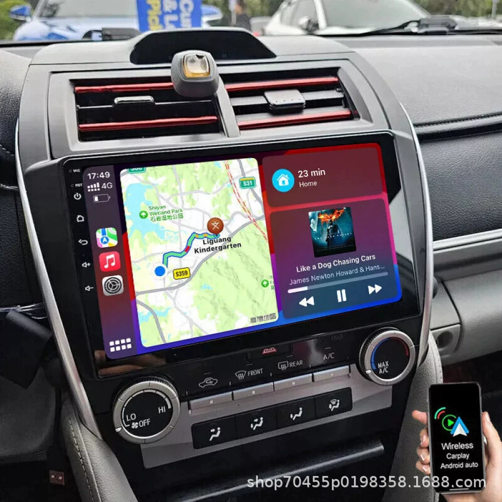 Глобальная (跨境) заявка на 10-дюймовый центральный экран Toyota Camry, мультимедийное устройство навигации на Android, автомобильная мультимедиа взаимосвязь