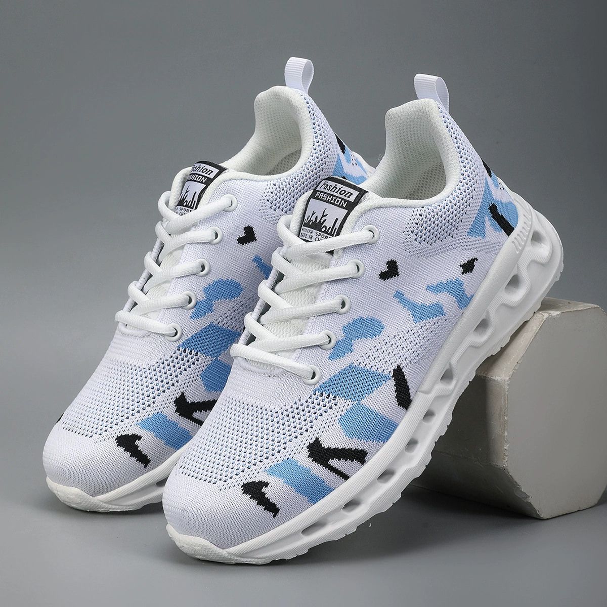Трансграничная мужская обувь большого размера дышащая нескользящая повседневная обувь модная универсальная спортивная сетчатая обувь для бега