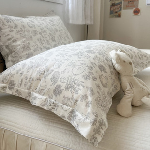 New Cotton Pillowcase One Pillowcase Single Home Student Dormitory Single 40X60cm50X80