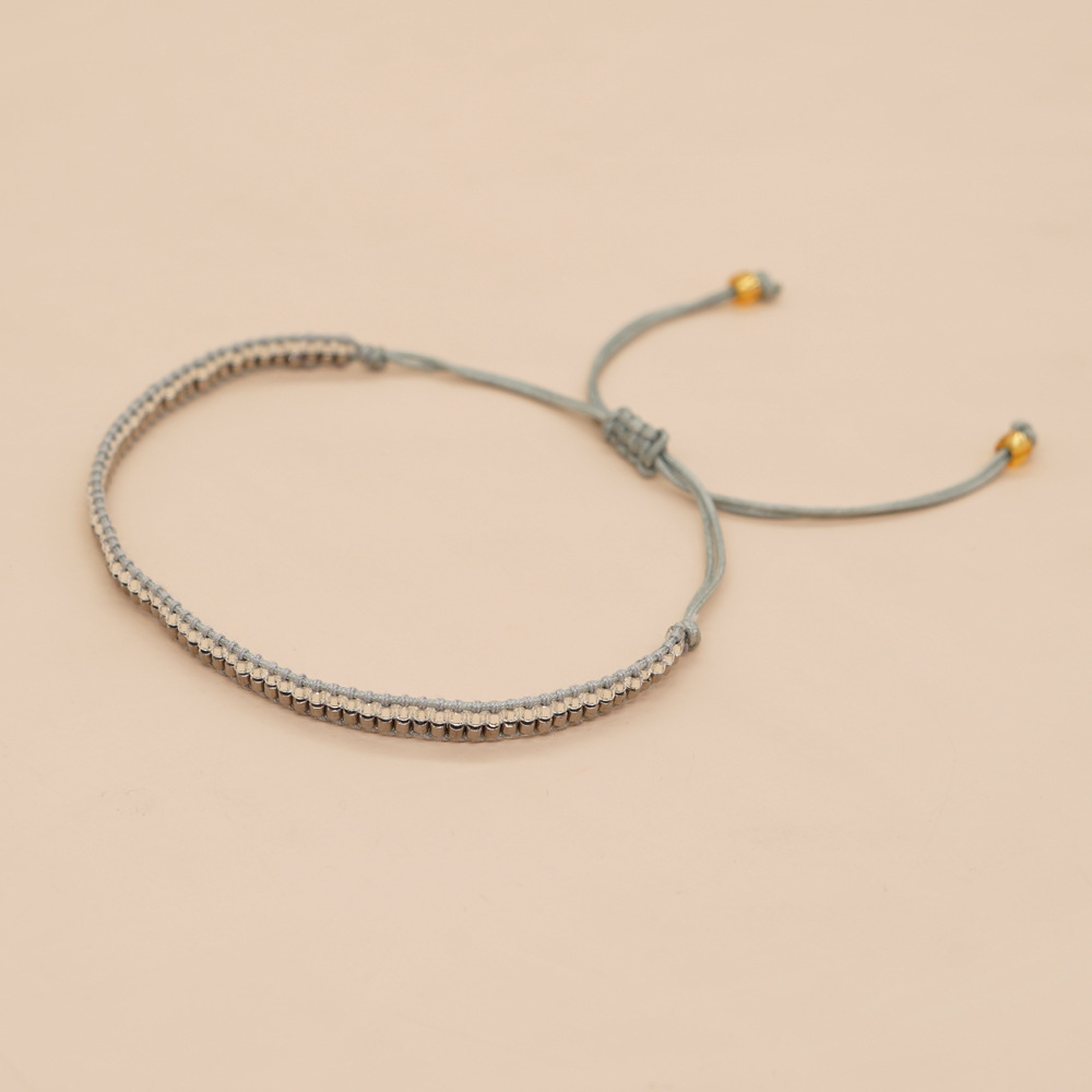 Lady Heart Shape Glass Braid Unisex Bracelets display picture 1
