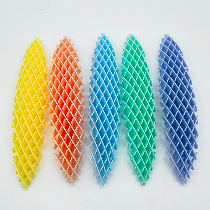 蘿蔔家族解壓彈力網3d打印Fidget Worm伸縮網抓不住的摸魚小玩具