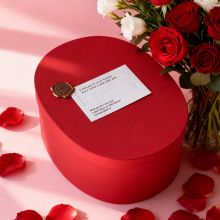 椭圆牛皮纸盒现货中秋圣诞点心包装礼盒伴娘节日葡萄手工皂空盒