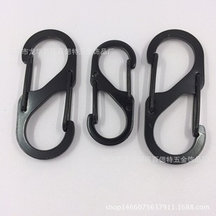 Factory Direct Sales of Multi-Size S-Shaped Carabiners, S-Shaped Wire Buckles, Special-Shaped Wire Buckles, 8-Shaped Buckle Iron Dongguan
