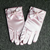 Short gloves for princess, children's wedding dress with bow, wholesale