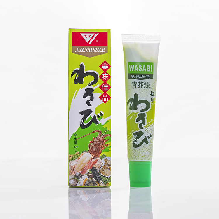 厂家直销芥末酱辣根酱调味酱  43g/盒
