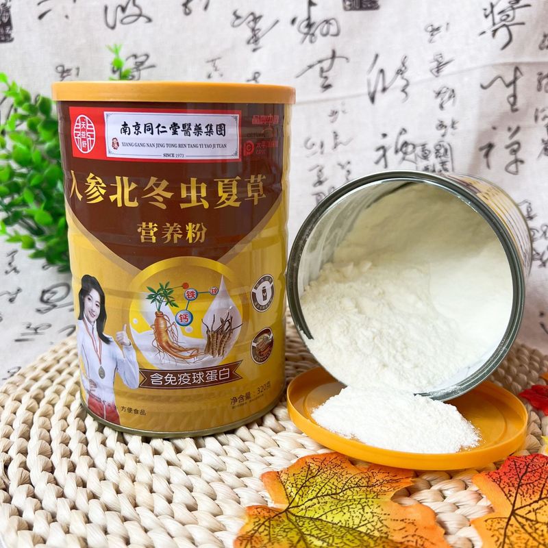高麗人参と冬虫夏草の栄養粉末 300g 冬虫夏草ホエイプロテイン粉末 食品混合物 冬虫夏草プロテイン粉末|undefined
