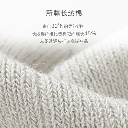 Xuwei 0-3 months newborn socks newborn baby spring and autumn baby socks four-season socks without bone loose mouth