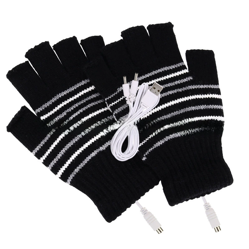 USB перчатки, электрические перчатки с USB, теплые перчатки с изоляцией, перчатки с USB