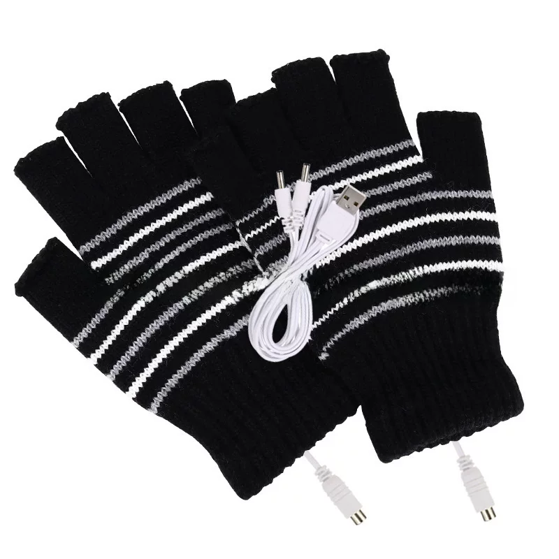 USB перчатки, электрические перчатки с USB, теплые перчатки с изоляцией, перчатки с USB