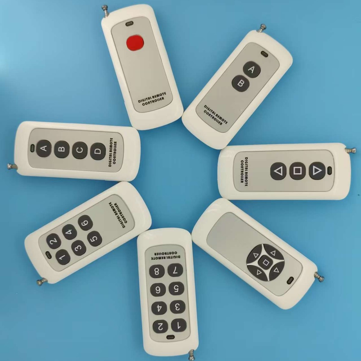 专业供应 无线开关遥控发射器 一千米6键遥控器 批发开关遥控器
