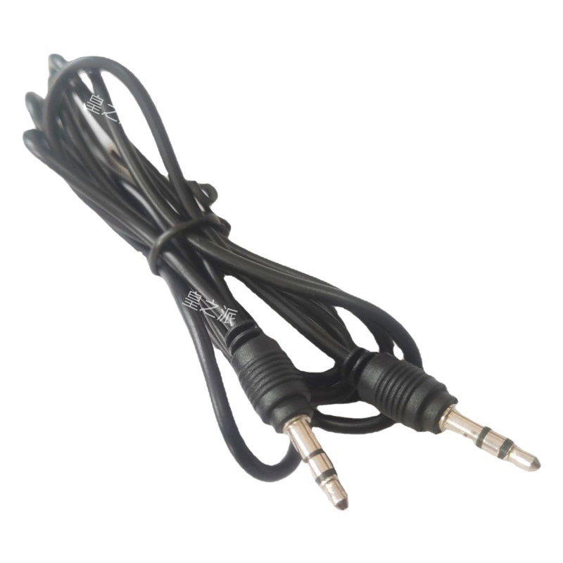 1 метр двойная головка 3,5 двойная Голосовая линия аудио линия двойная головка 3,5 мм аудио удлинительная линия от мужчины к мужчине двойная Голосовая линия AUX