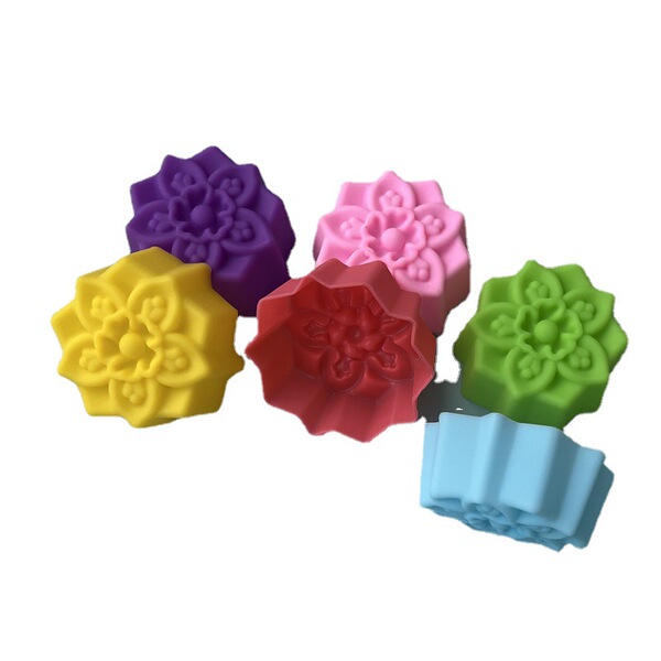 5cm new flower flower type silicone mold New style cake jelly cloth…