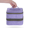 Storage system, storage bag, cosmetic bag, organizer bag, oil, new collection