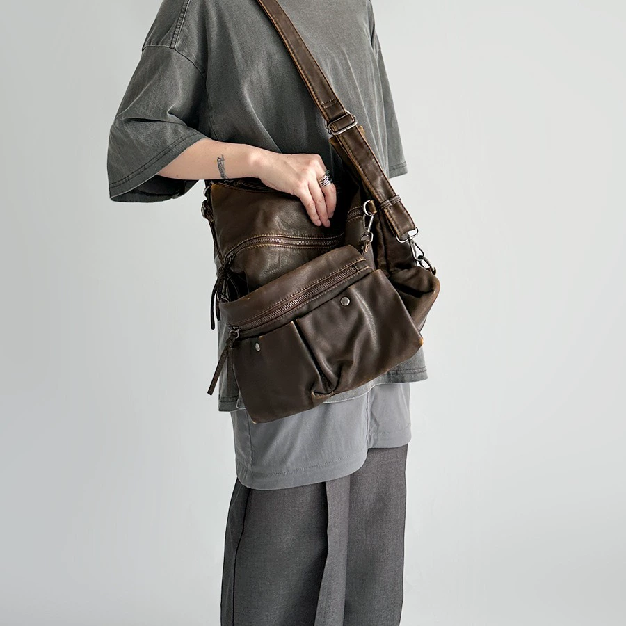 (Cross-border trading), retro capacious bag, Amazon, worn on the shoulder