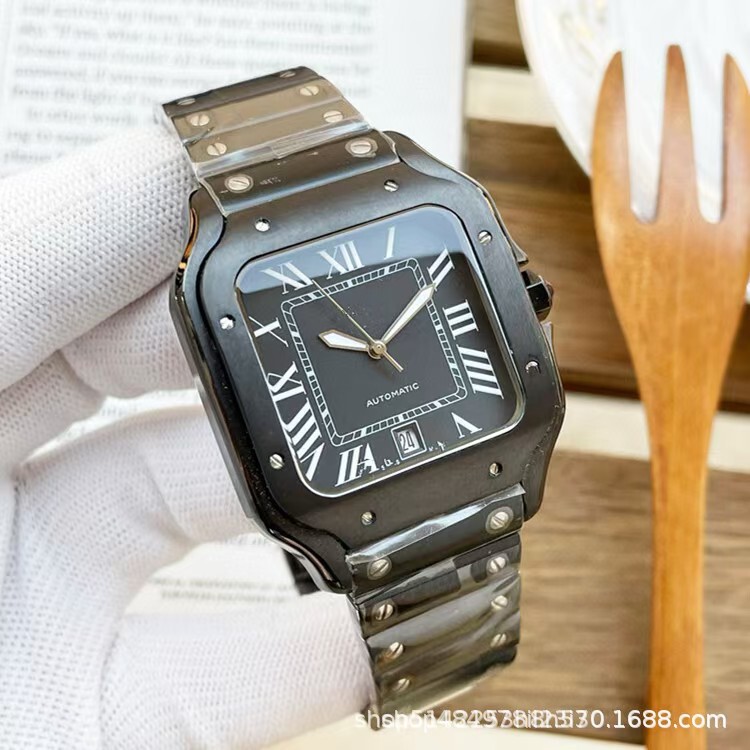 Classic Watches, Fully Automatic Mechanical Watches, Couple Models, Fashionable Blue Balloon Dumont Roman Series, Cross-Border Wholesale Direct Sales