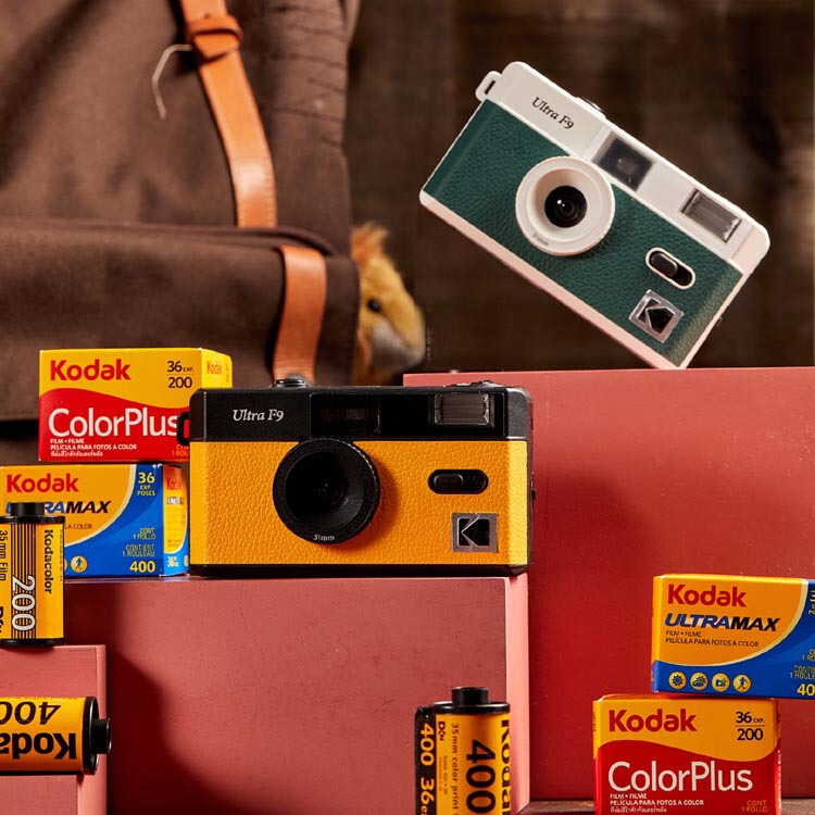 Kodak F9 Retro Interchangeable Film Point-And-Shoot Camera Novice Entry Birthday Gift Girl Ins Film Machine Student