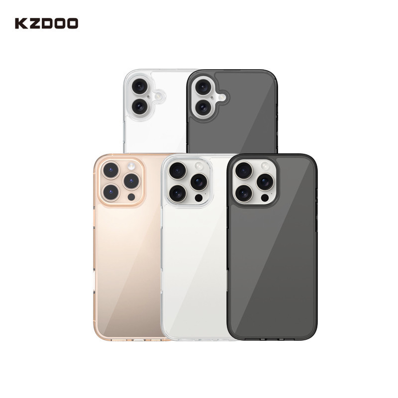 KZDOO for Apple 16 transparent mobile phone case Guardian airbag anti-fall case iPhone15pro max