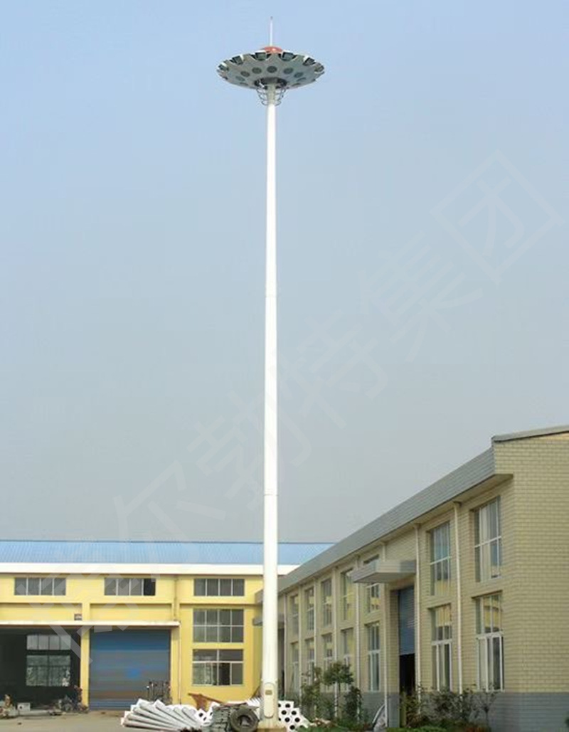 博尔勃特20米30 40米LED体育场球场灯车站广场码头升降盘式高杆灯详情6