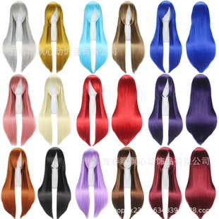 ���Q���Ncos�ٰl ����cosplay�f��80cm ��ɫ�Lֱ�l�W����F؛���l