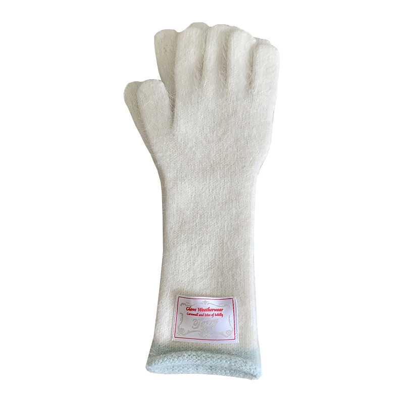 Guantes de ciclismo invierno caliente 2025 nuevo estilo de todo tipo grueso alargado glutinoso suave pantalla táctil guantes de lana al por mayor