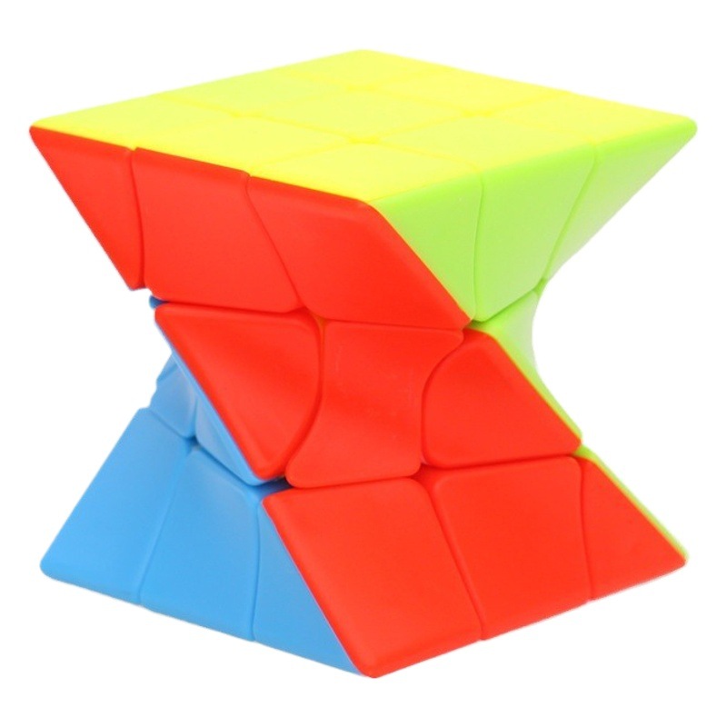 Zcube retorcido Cubo de Rubik de tercer orden color ensamblado de tercer orden especial en forma de color sólido Cubo de Rubik diversión Juguetes Educativos al por mayor