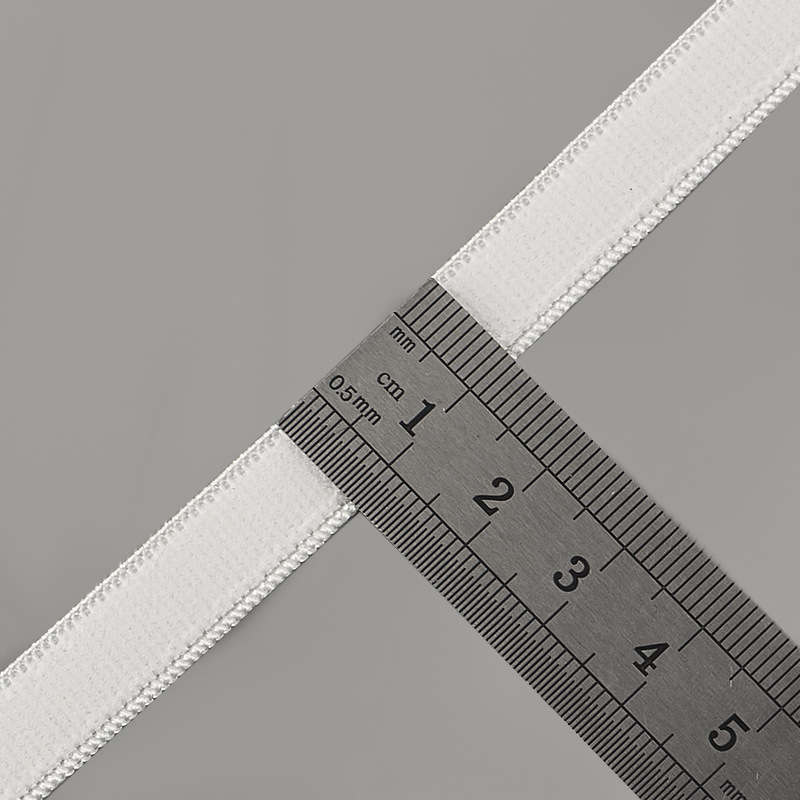 흰색 - 1cm 폴리에스터 벨트 + 8mm 실리콘