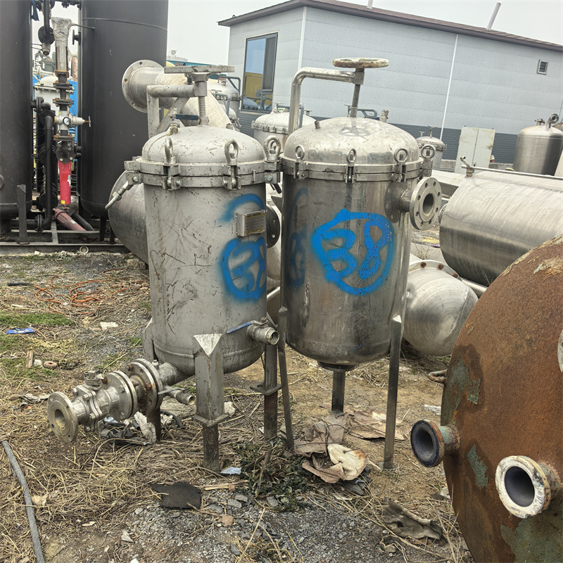 二手不锈钢袋式过滤器 精密过滤器 化工石油多袋式过滤器